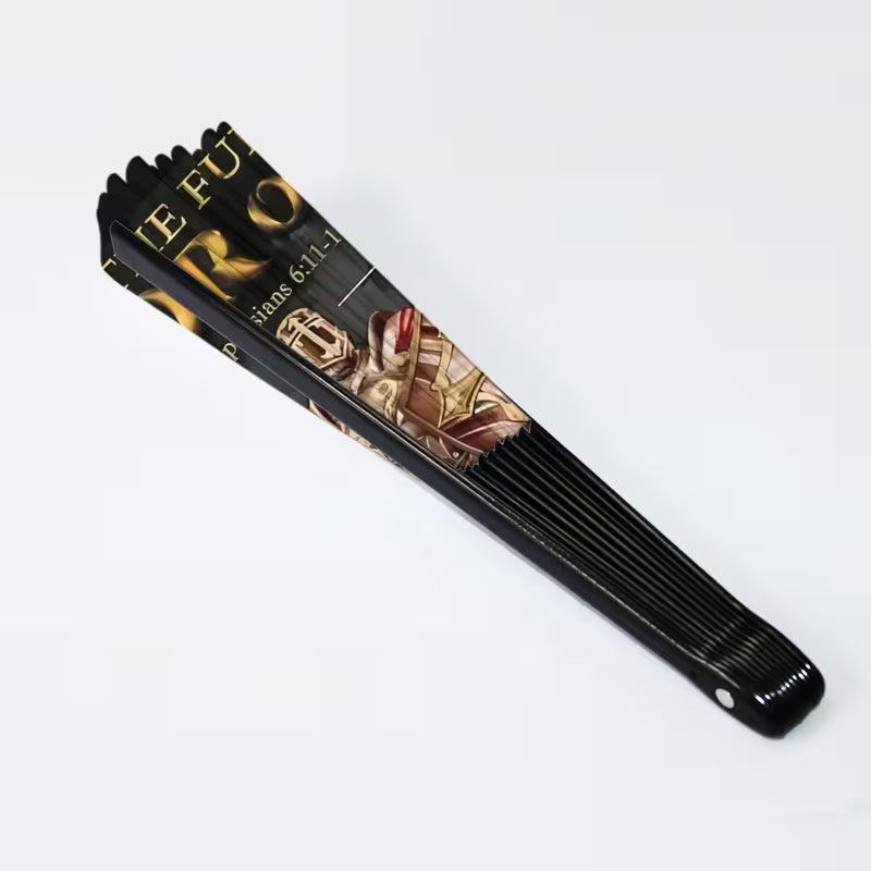 Portable Hand Folding Fan — Armor of God | Christian Gift