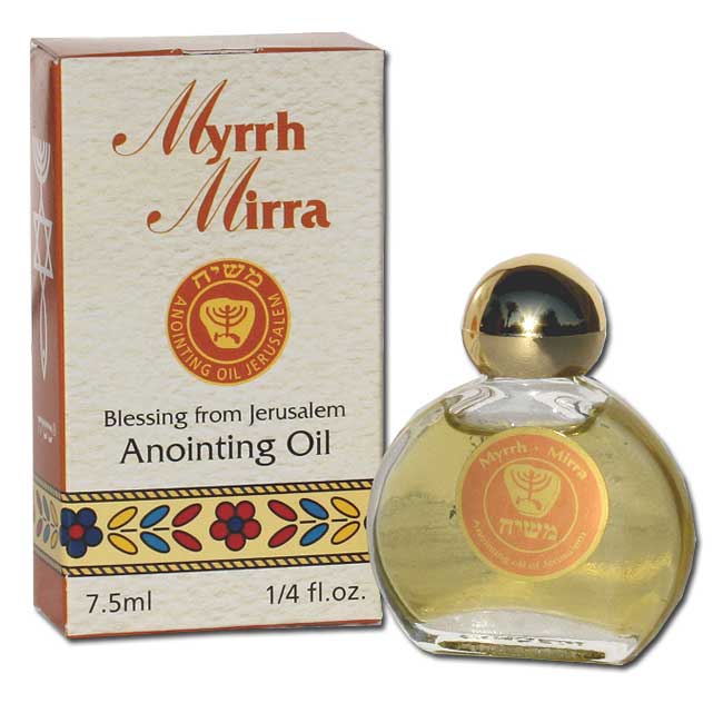 Myrrh Holy Land Anointing Oil – Blessing from Jerusalem (7.5ml)