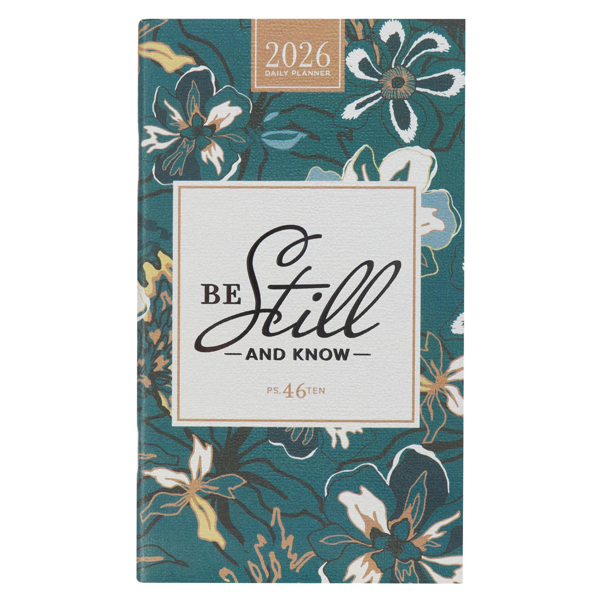 2026 24-Month Daily Diary/Planner: Be Still and Know (Psalm 46:10) Green