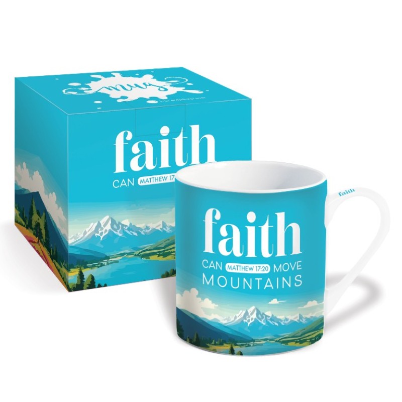 Faith Can Move Mountains Mug & Gift Box