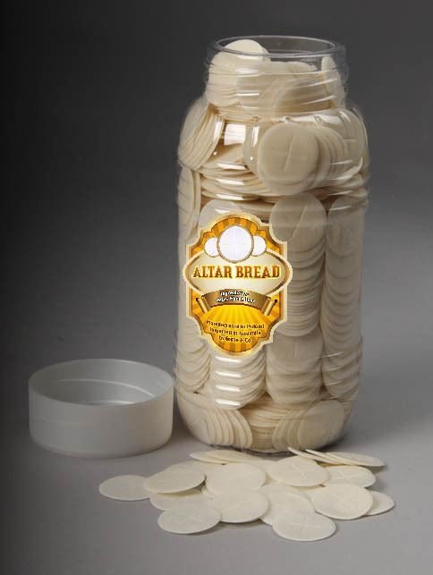 Wafers - 1000 Jar (Communion Wafer 29mm) ,communion altar bread measures 29mm in diameter.