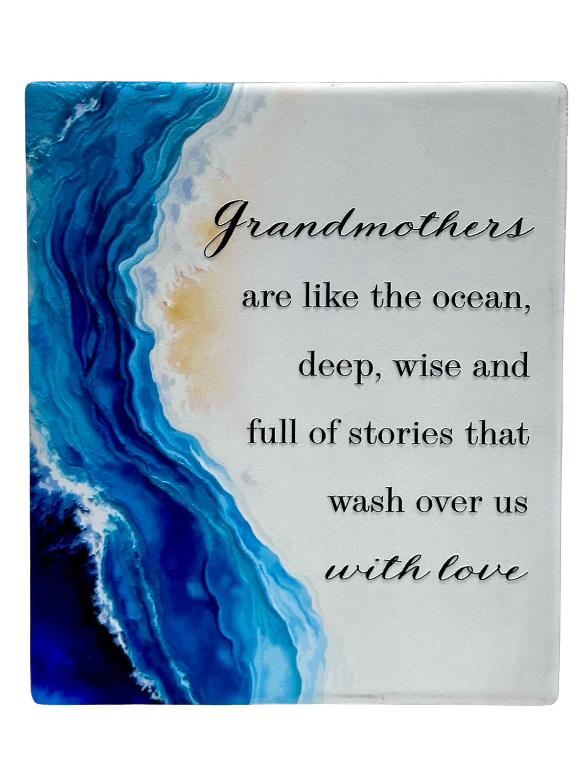 Wave Resin Plaque - Grandmothers