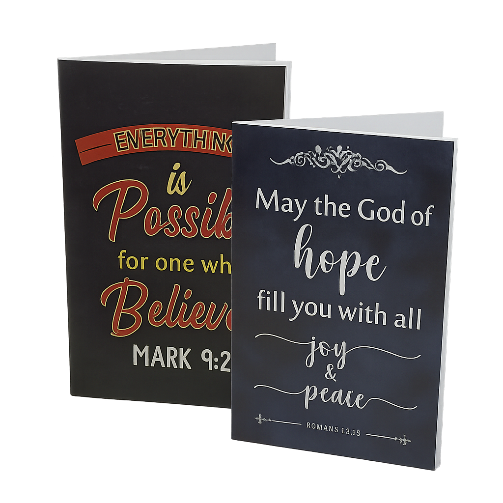 Note Pads Set of 2- different Inspired Words in the Front