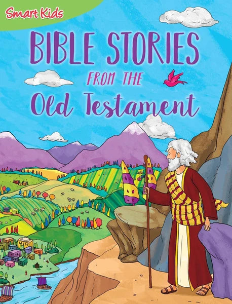 Bible Stories from the Old Testament padded children's book with Moses on a mountain cover