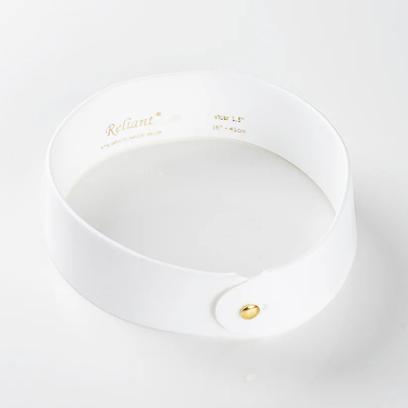 Clerical Collar White 1 Inch for Perish