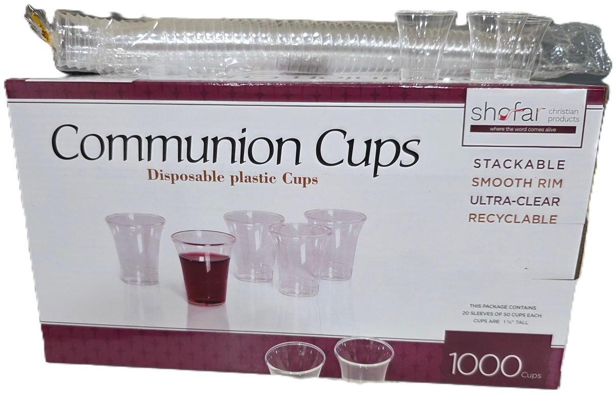 Communion Cups Disposable Recyclable (Box Of 1000)