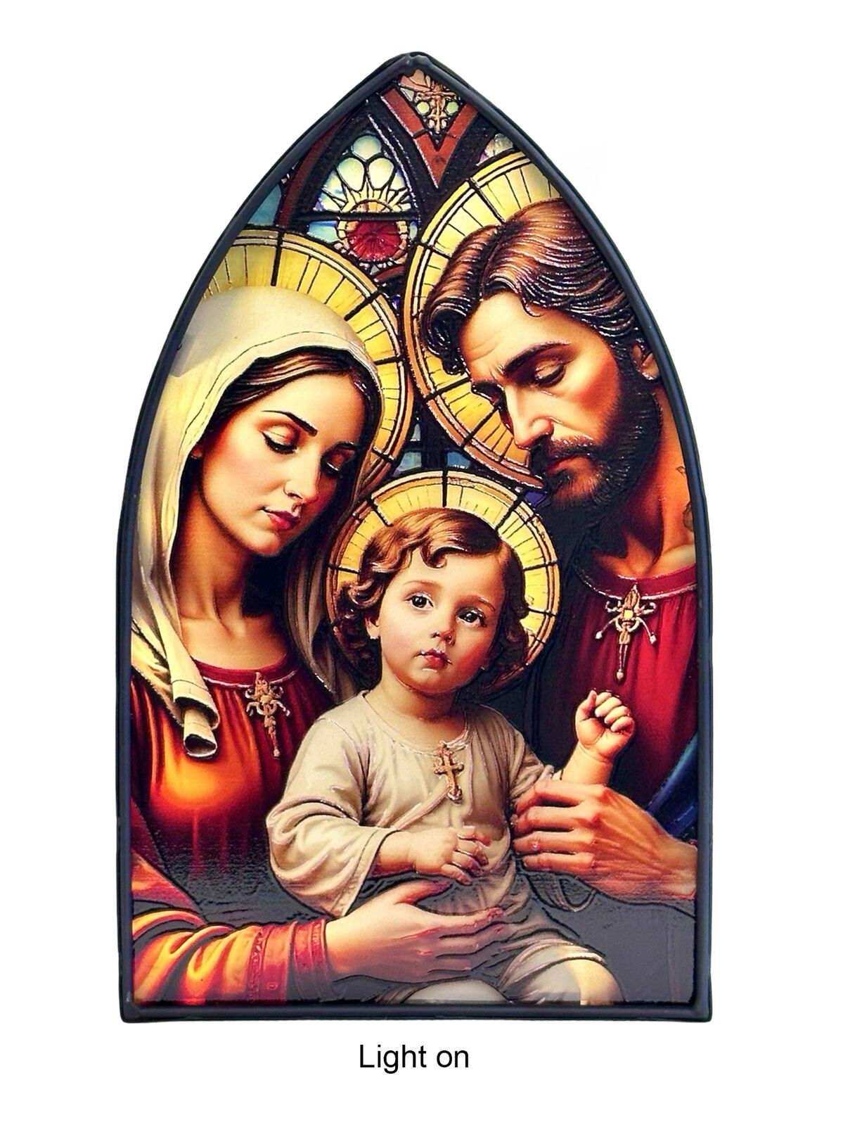 Divine Series LED Plaque - Holy Family-130 x 210 x 40mm
