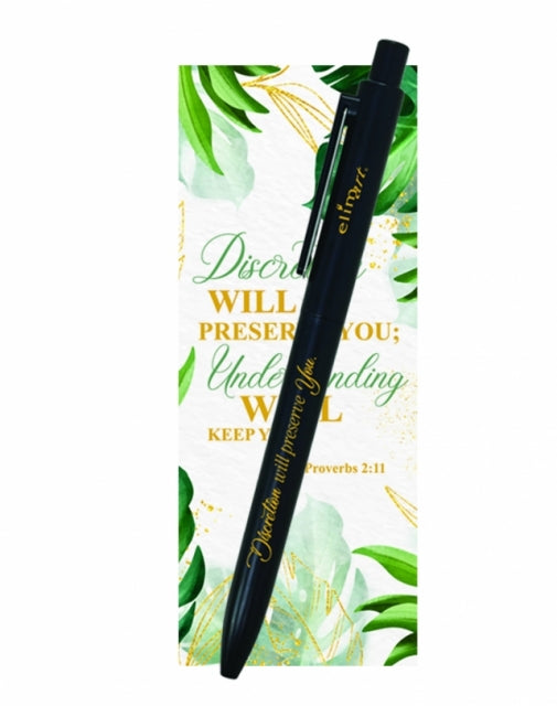 Gel Pens with Bookmarks Gifts Set - Discretion will preserve you