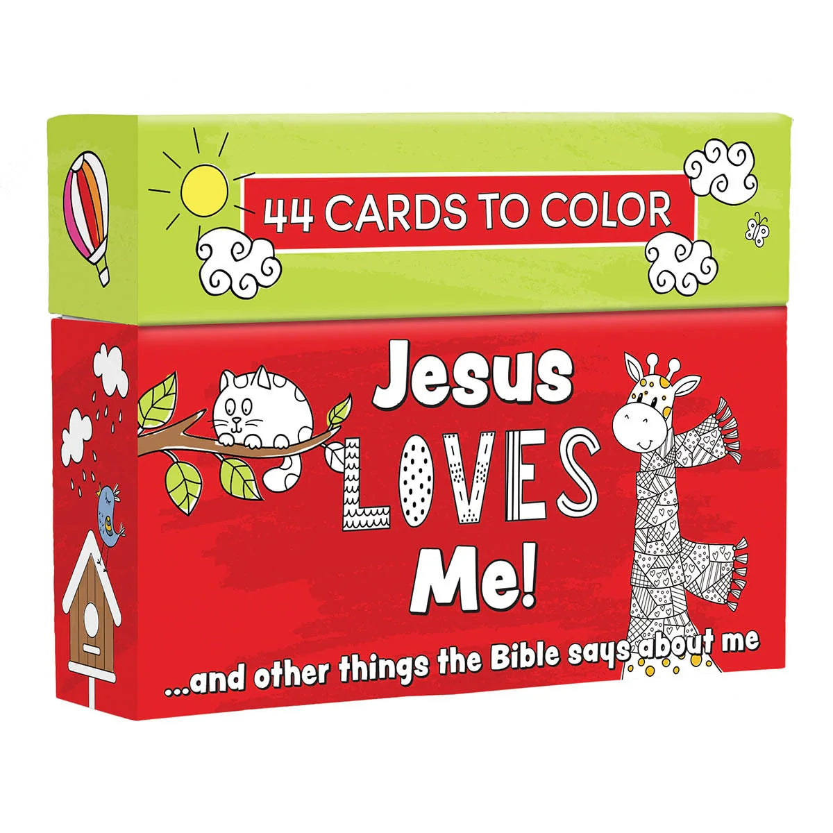 Jesus Loves Me Boxed Colouring Cards