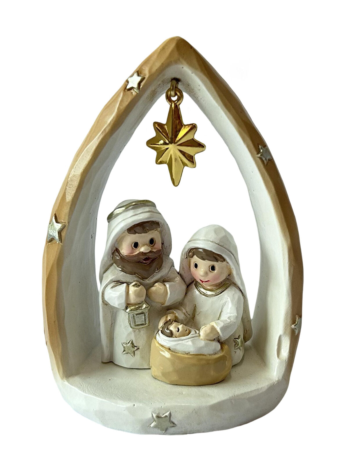 Kiddie Nativity Scene w/Star All in One