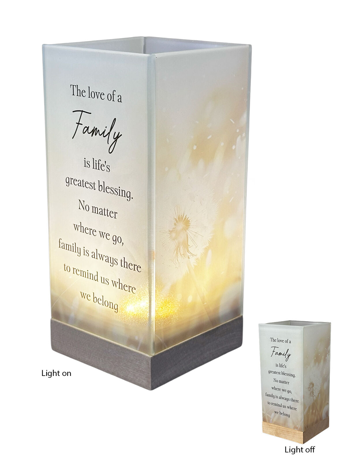 LED Light Lamp - Family-Compact at 80 x 80 x 155mm