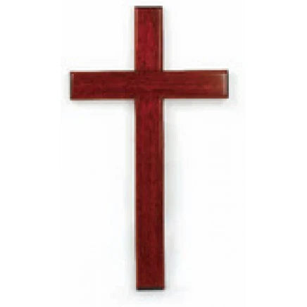 Mahogany timber Cross- 60cm