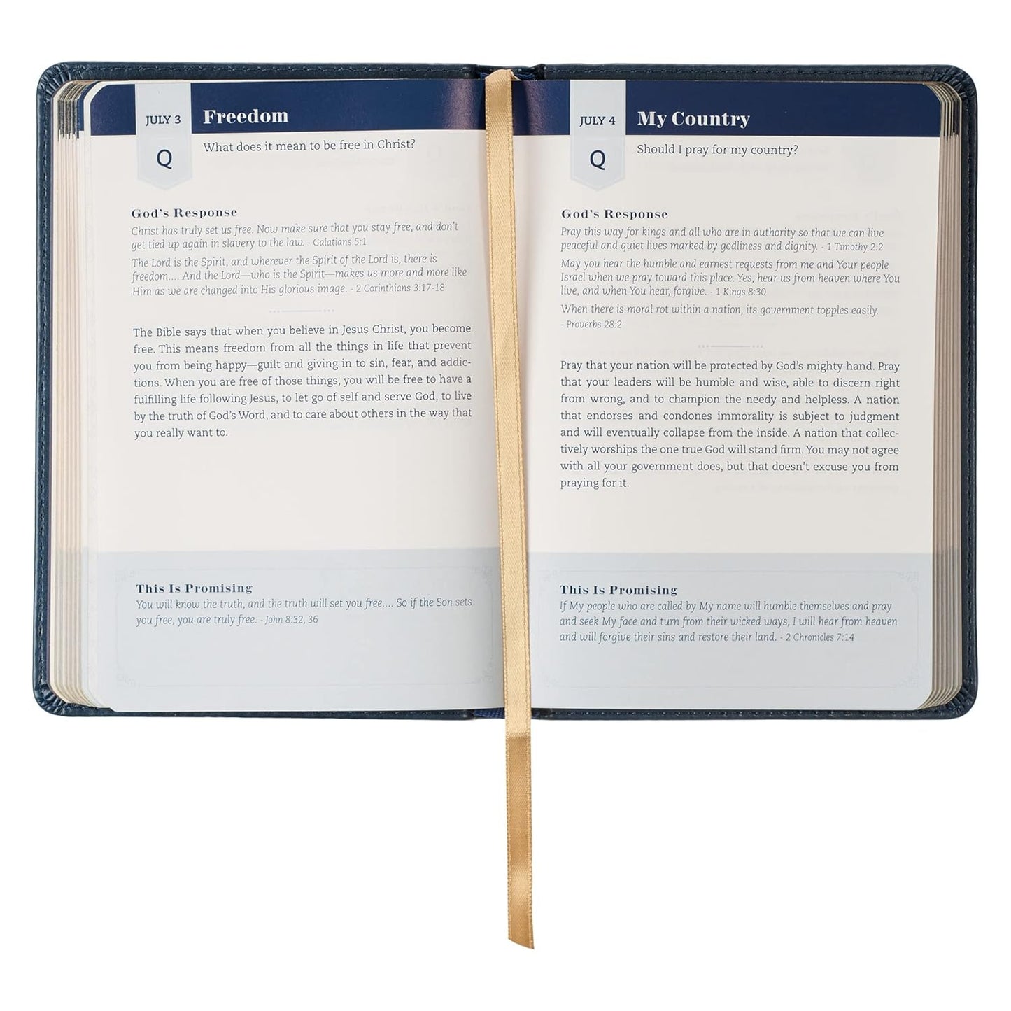 One Minute with God for Students Devotional, Navy Faux Leather Flex cover Imitation Leather – December 9, 2021