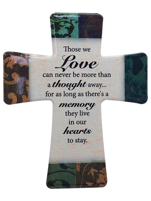 Porcelain Cross - Those We Love...Memory