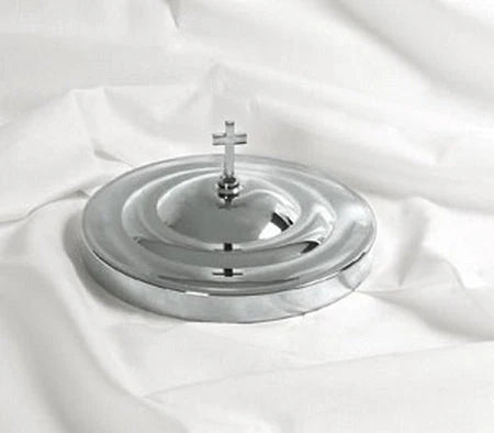Communion Tray Cover - Silvertone