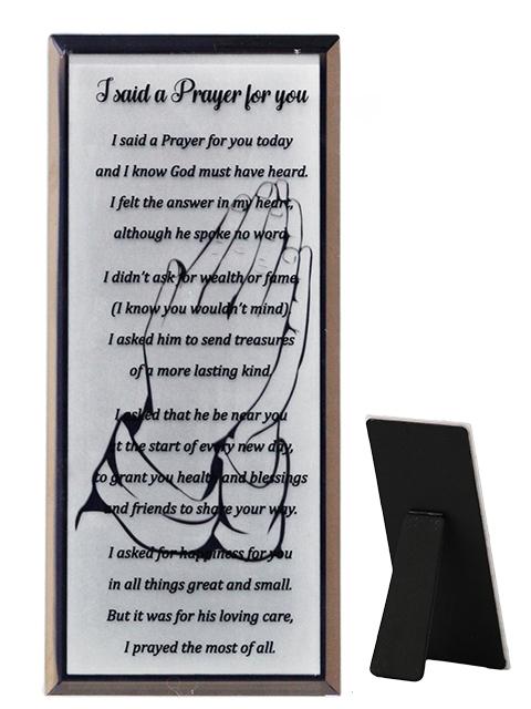 Mirror Plaque — I Said a Prayer for You