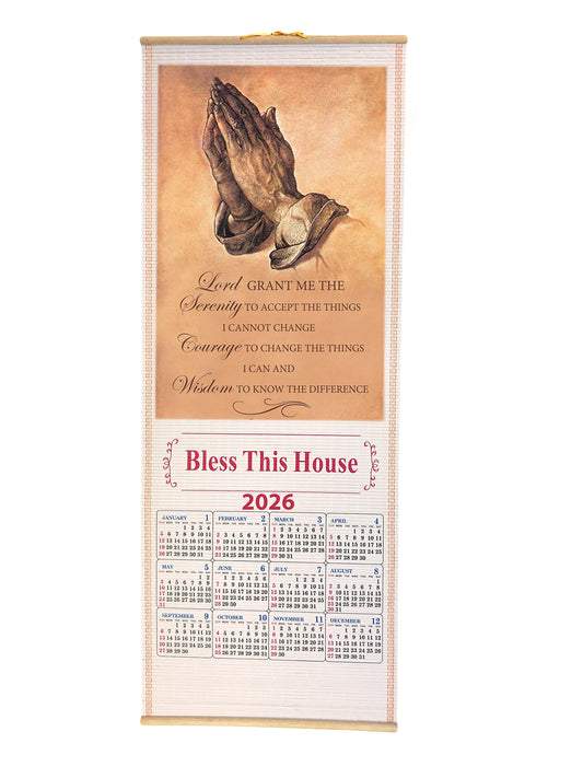 Calendar 2026 Prayer Hand