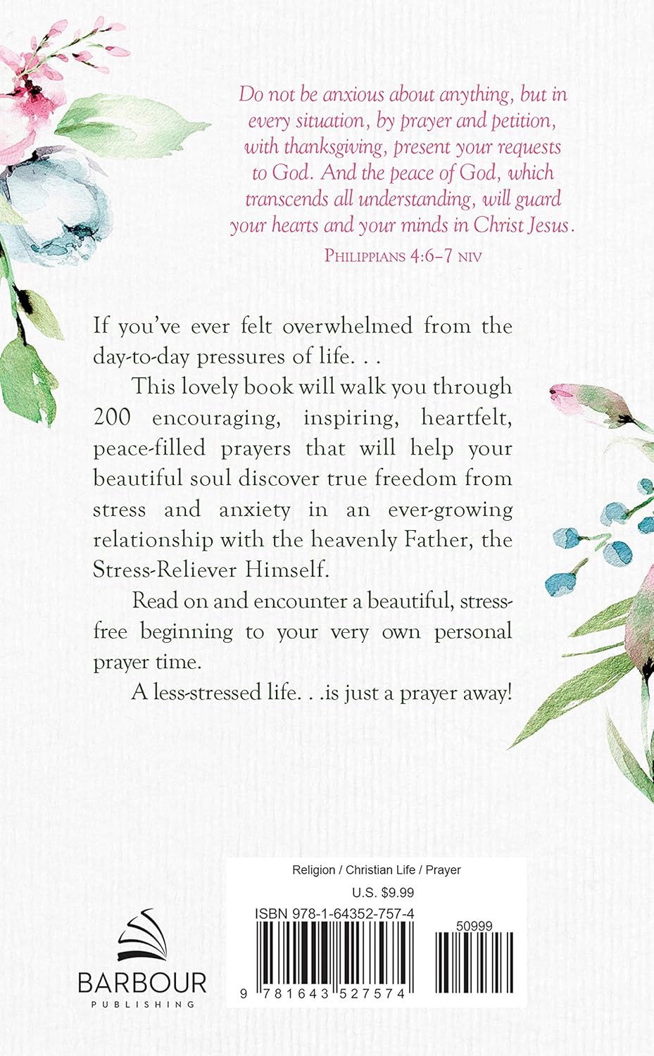 Praying Your Way to a Less Stressed Life Hardcover