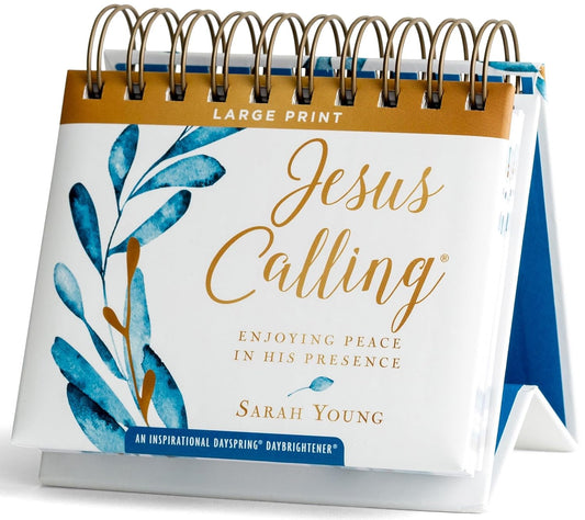 Jesus Calling — Enjoying Peace in His Presence Day Brightener Large Print Perpetual Calendar by Sarah Young