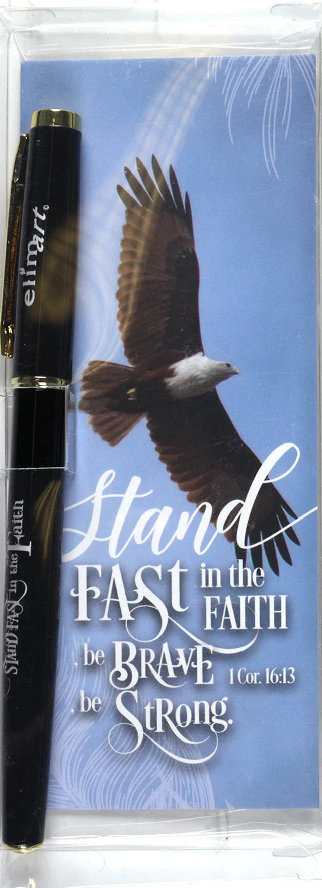 Bookmark Pen Gel Black - Stand Fast in the Faith