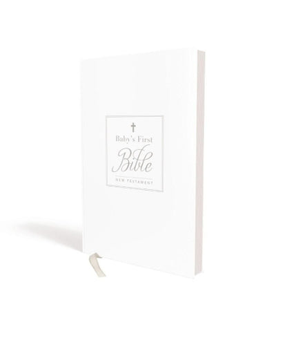 KJV Baby's First New Testament, Hardcover, White, Red Letter, Comfort Print