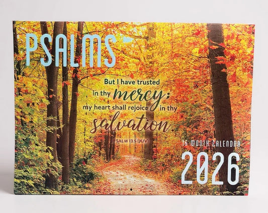 A4 Wall 2026 Calendar Psalms Australia Print 16-month Calendar2026