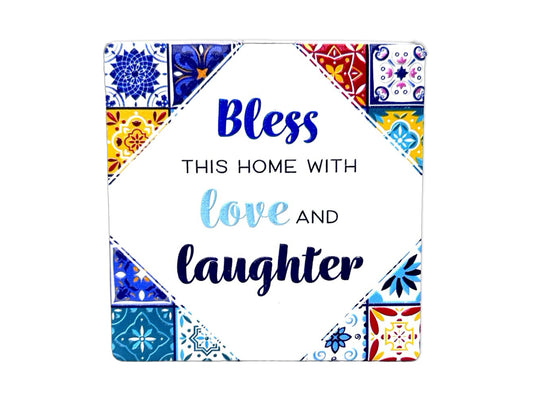 Ceramic Magnet - Bless This Home