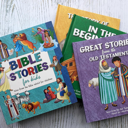 Bible Stories for Kids – 6 Hardback Book Box Set | Old & New Testament