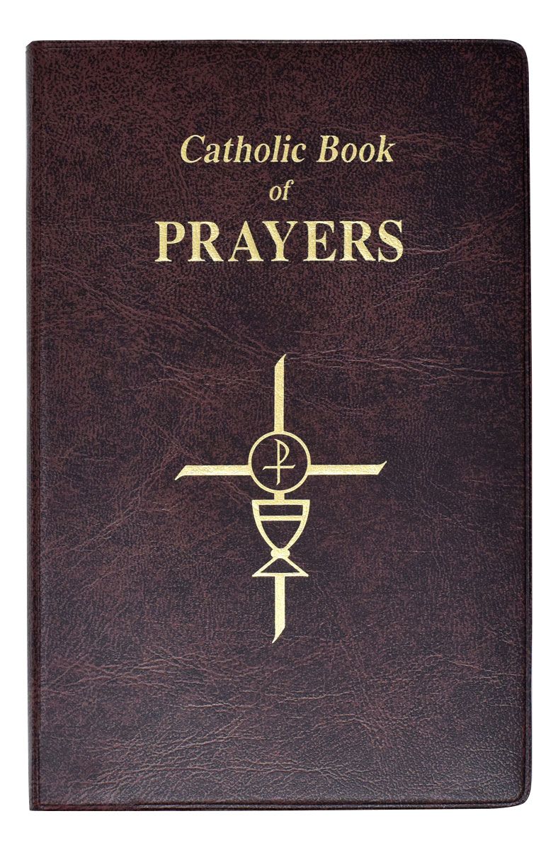 Catholic Book of Prayers – Large Print (Flexible Brown Cover)
