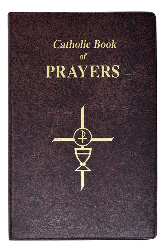 Catholic Book of Prayers – Large Print (Flexible Brown Cover)