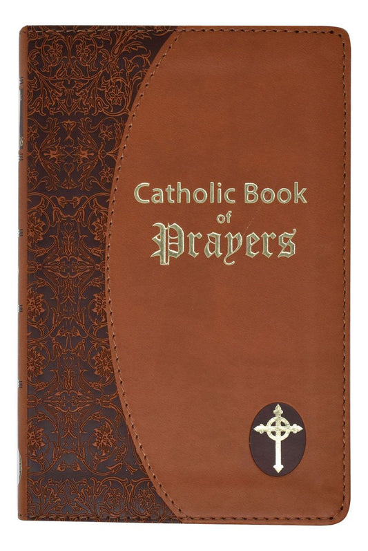 Catholic Book of Prayers – Large Print Brown (Leatherette)