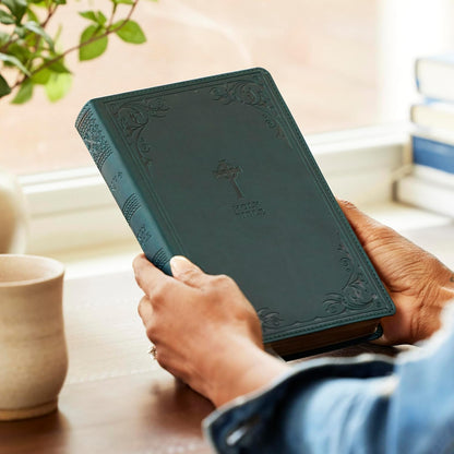 NRSV Catholic Edition Gift Bible, Teal LeatherSoft, Comfort Print