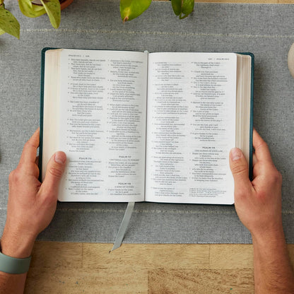 NRSV Catholic Edition Gift Bible, Teal LeatherSoft, Comfort Print