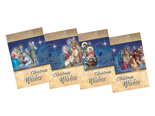 Christmas Wishes Boxed Cards-Box of 18