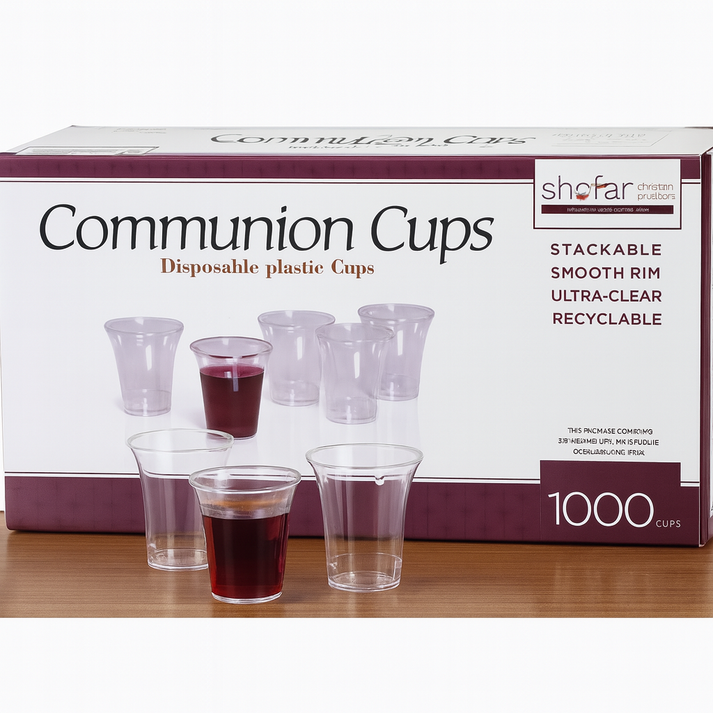 Communion Cups Disposable Recyclable for Church (Box Of 1000) – Shofar ...