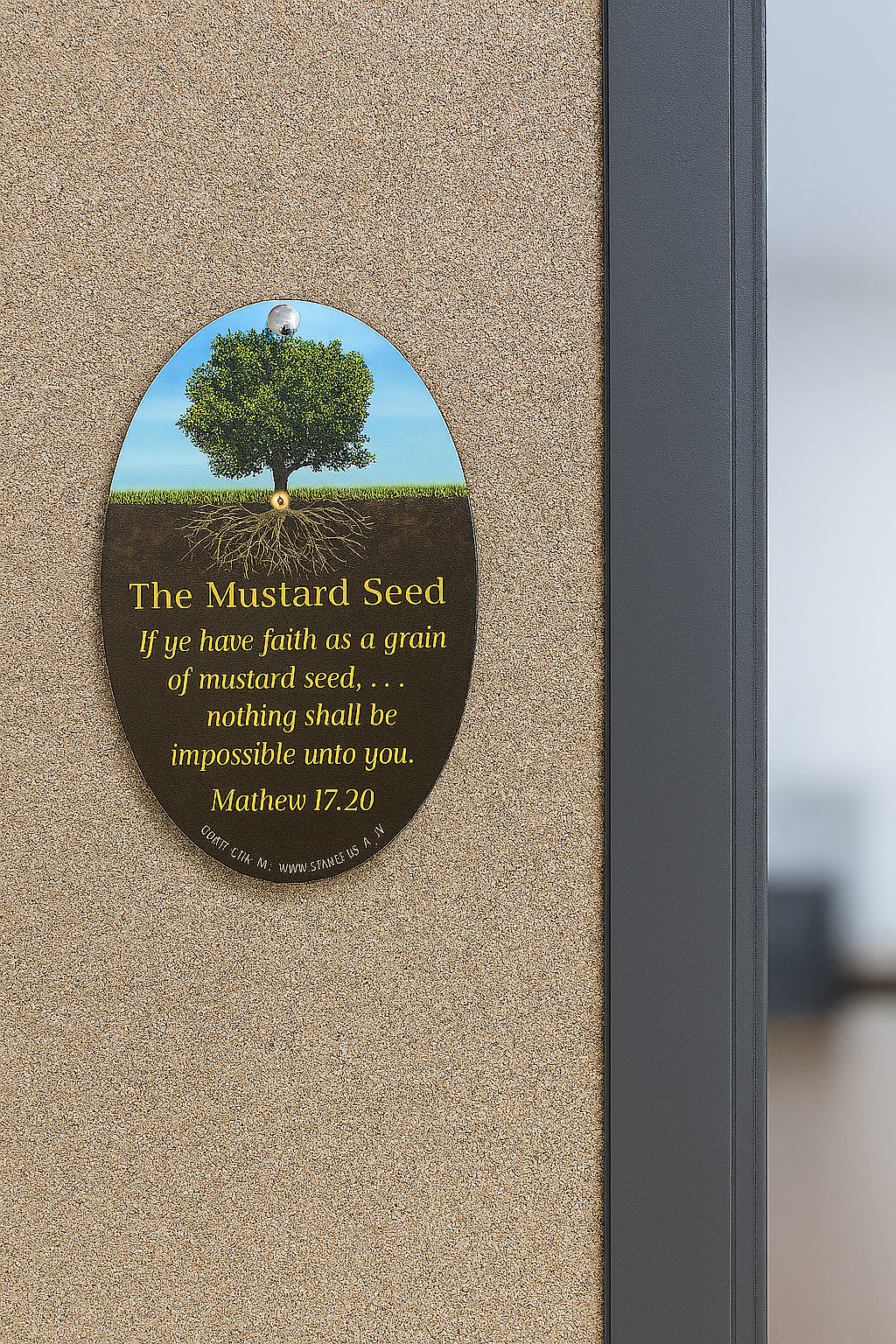 Mustard seed Magnet -Oval shaped -Size- 10cm x 6cm