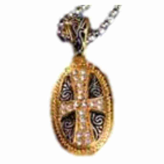 Crusader Jerusalem Cross with Chain