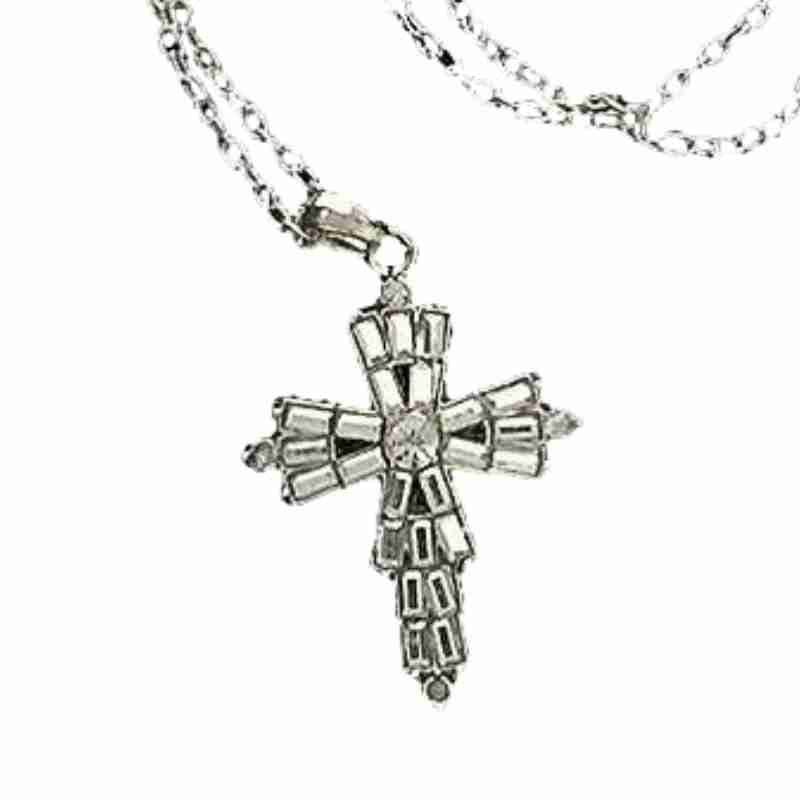 Crystal Cross Necklace