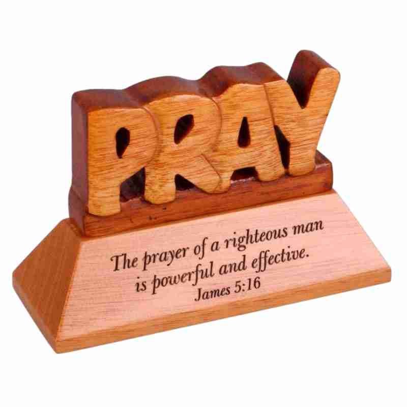 Desk Top Plaque - Pray