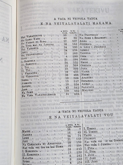 Fijian Bible 1864 Black Zip