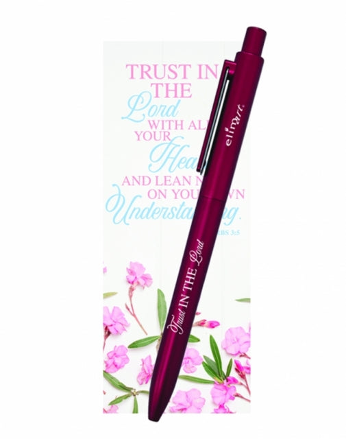 Gel Pens with Bookmarks Gifts Set - Trust in The Lord