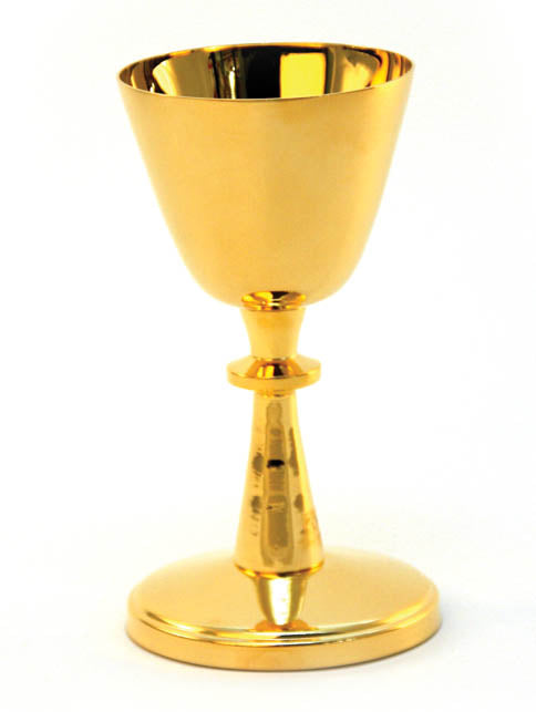 GOLD CHALICE h.130mm dia.60 mm