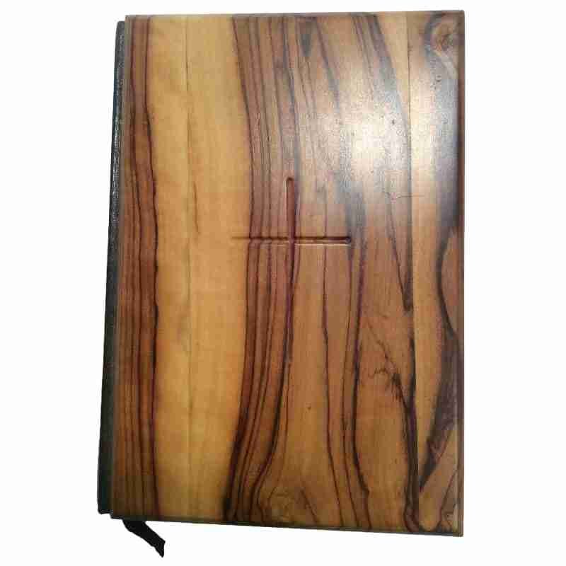 Holy Bible Red Letter Millennium Edition King James Version with Olive Wood Cover - Jerusalem 2000