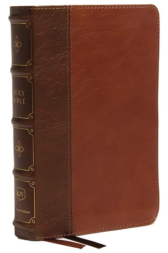 KJV Compact Bible, Maclaren Series, Brown Leather Soft, Comfort Print