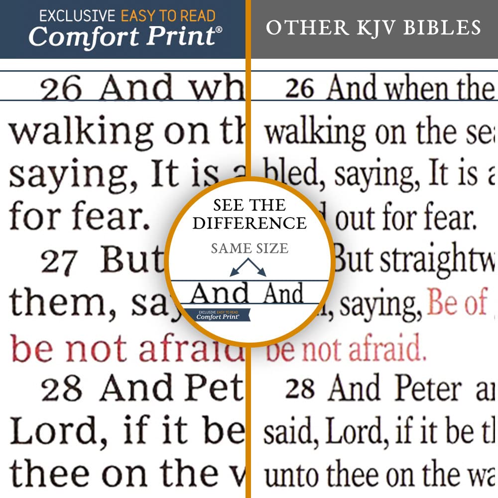 KJV Compact Bible, Maclaren Series, Brown Leather Soft, Comfort Print