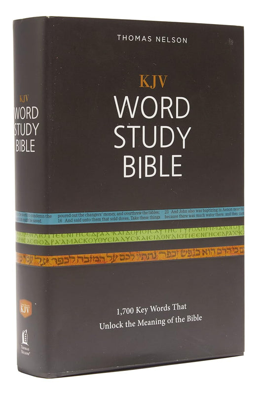 KJV Word Study Bible, Hardcover, Red Letter Edition: 1,700 Key Words That Unlock The Meaning Of The Bible