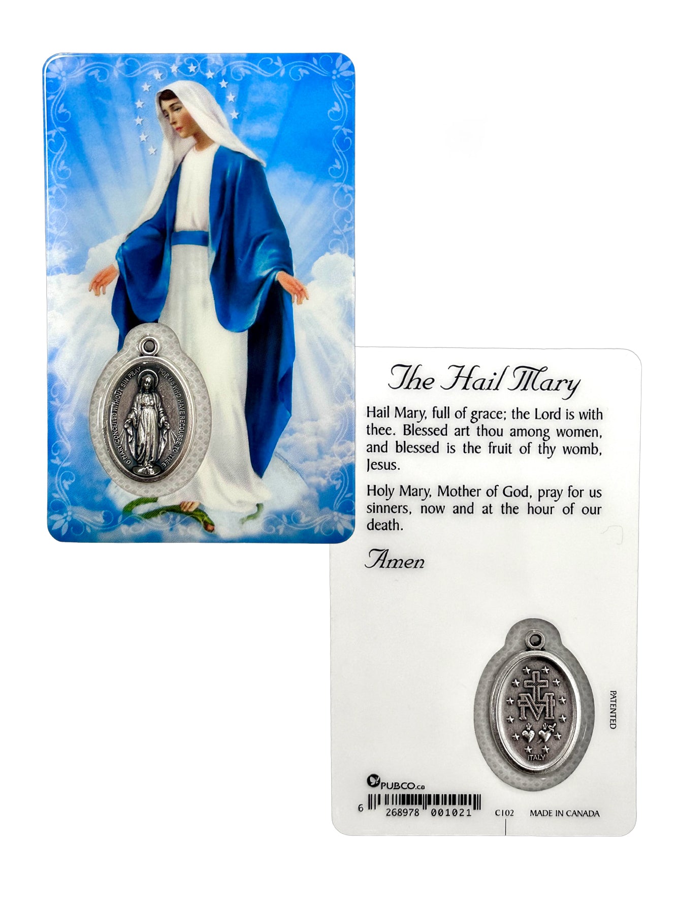 LAM C&M- The Hail Mary 54 X 85MM - SOUVENIR CHARM