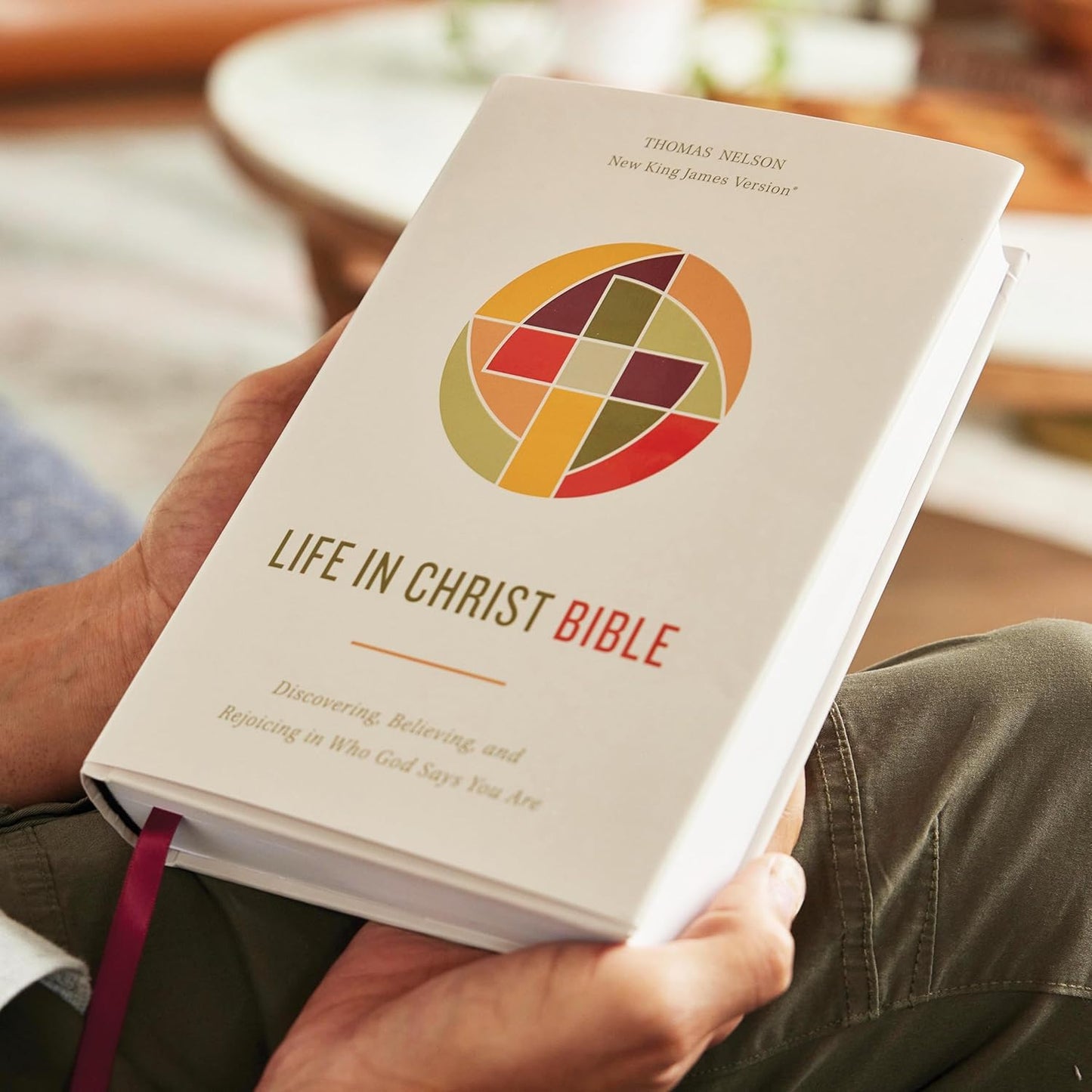 Life in Christ Bible, NKJV, Hardcover, Red Letter, Comfort Print
