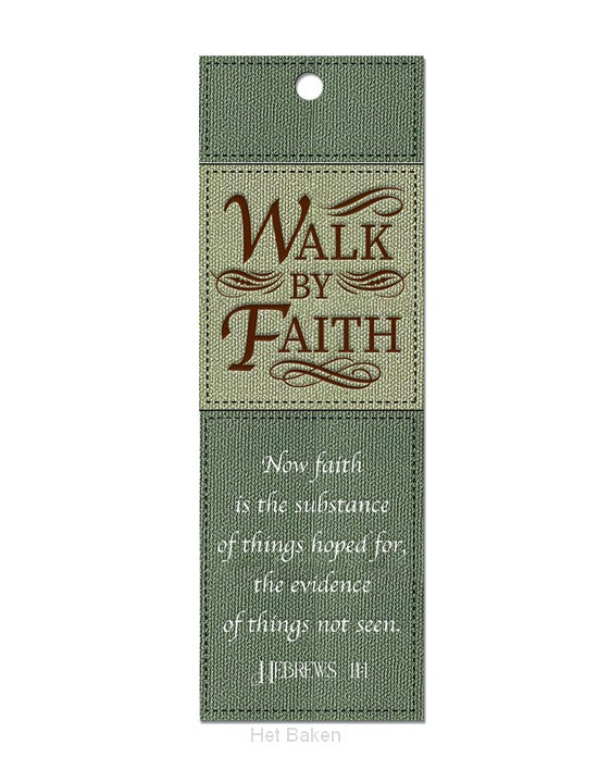 Bookmark Luxleather Walk by faith