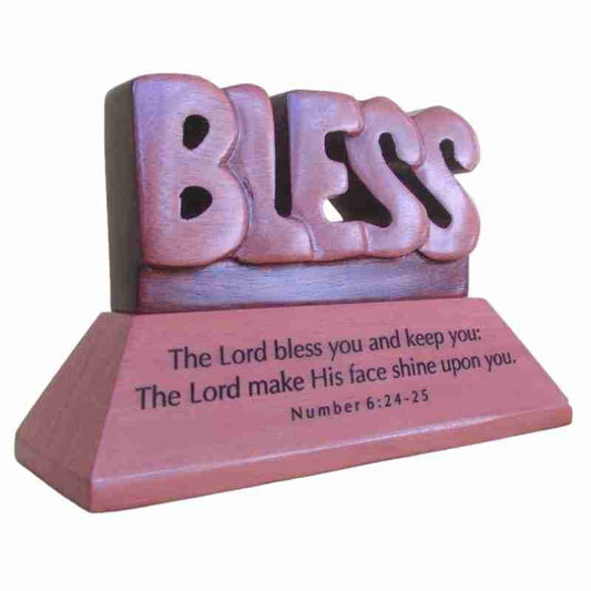 Desk Top Plaque - Bless